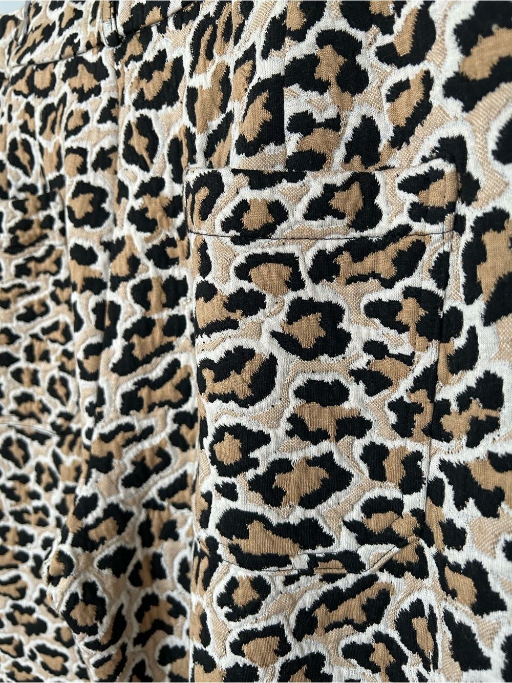 Anthropologie Maeve Leopard Print High Rise Wide Leg Pants NWT - Picture 10 of 11